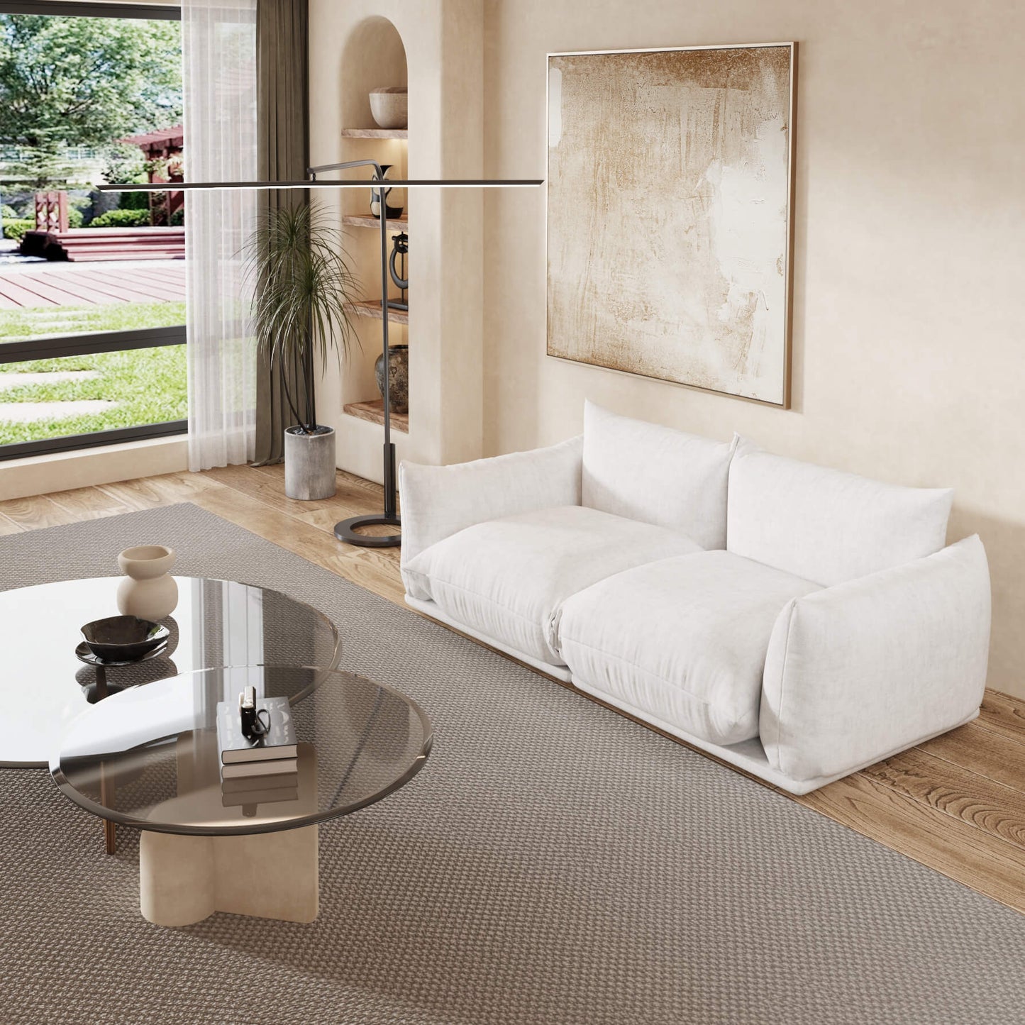 2-Seat Modular Loveseat