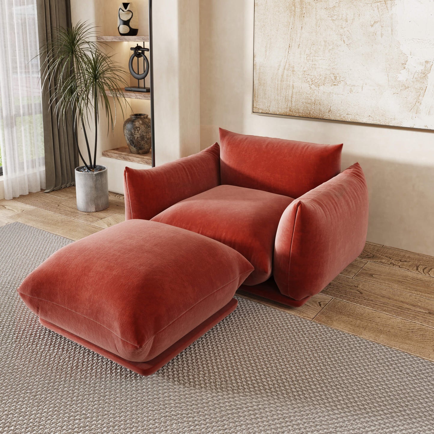 2-Seat Modular Loveseat