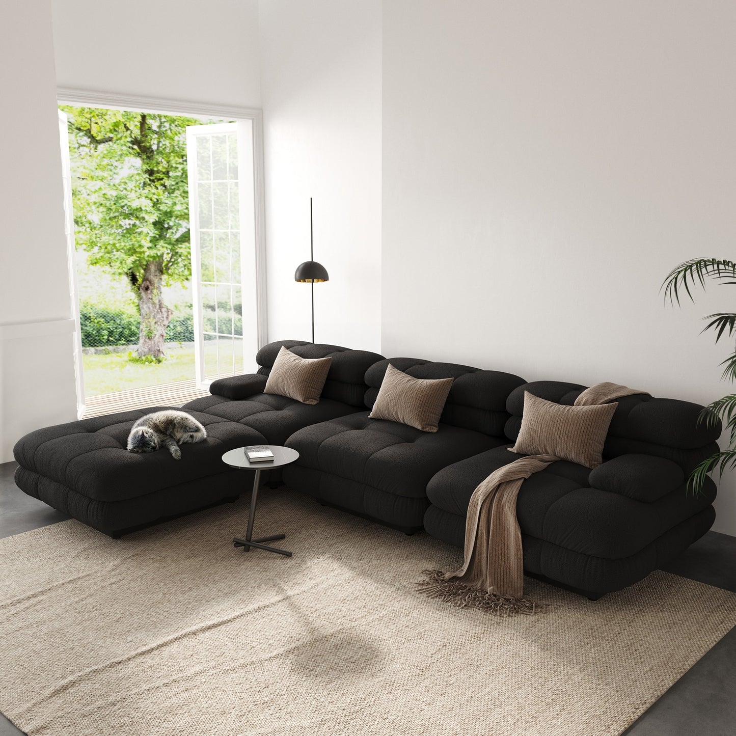 4-Seat Modular Chaise Sectional | Moderne
