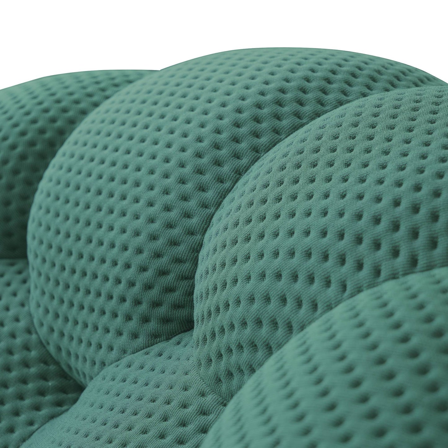 3D-Knitted Modular Bubble Sofa Sleeper – Ergonomic 3-Seater Couch with Deep Cushions & No Assembly