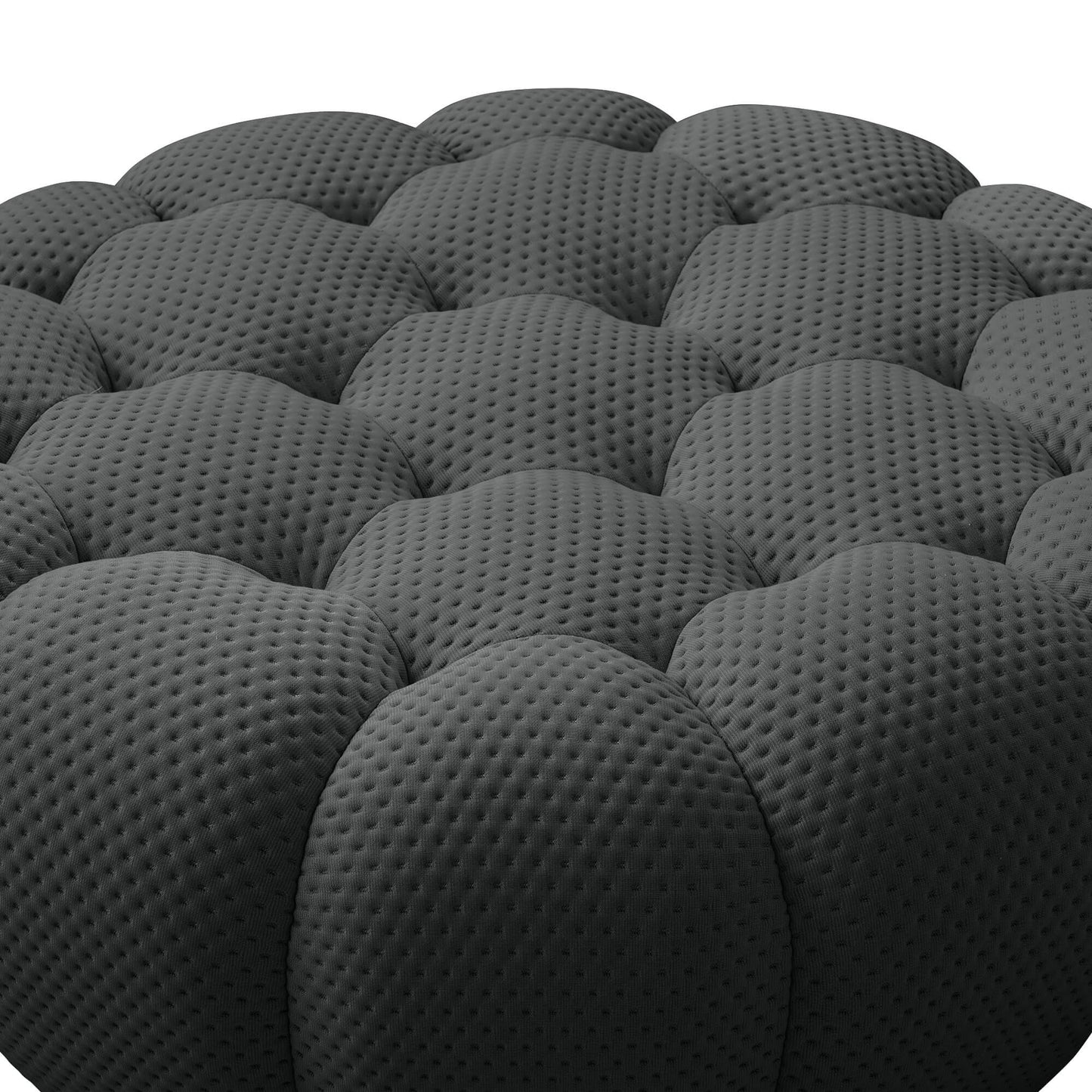 3D-Knitted Modular Bubble Sofa Sleeper – Ergonomic 3-Seater Couch with Deep Cushions & No Assembly