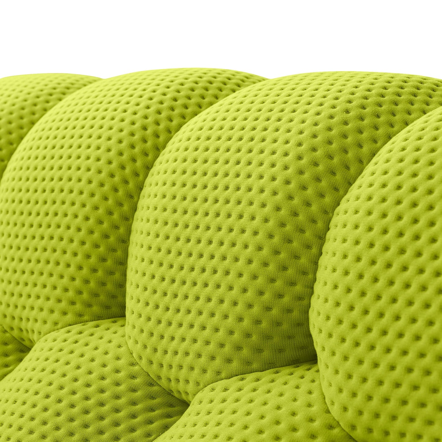 3D-Knitted Modular Bubble Sofa Sleeper – Ergonomic 3-Seater Couch with Deep Cushions & No Assembly