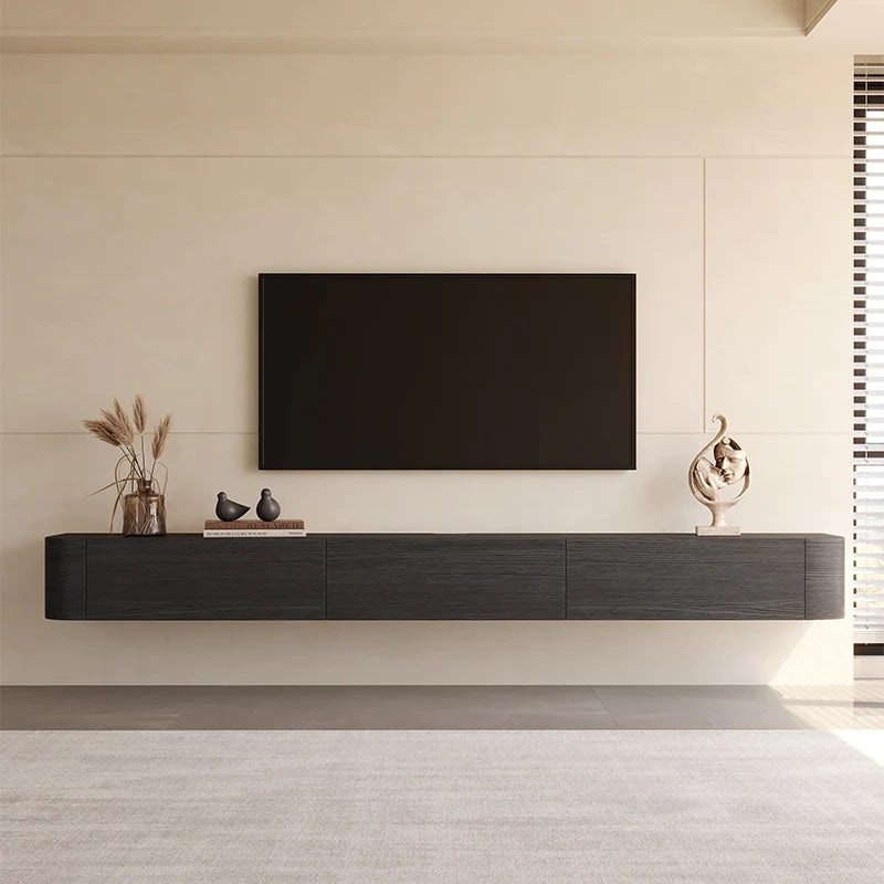 Modern Minimalist Floating TV Stand, Modern Wall-Mounted Entertainment Center