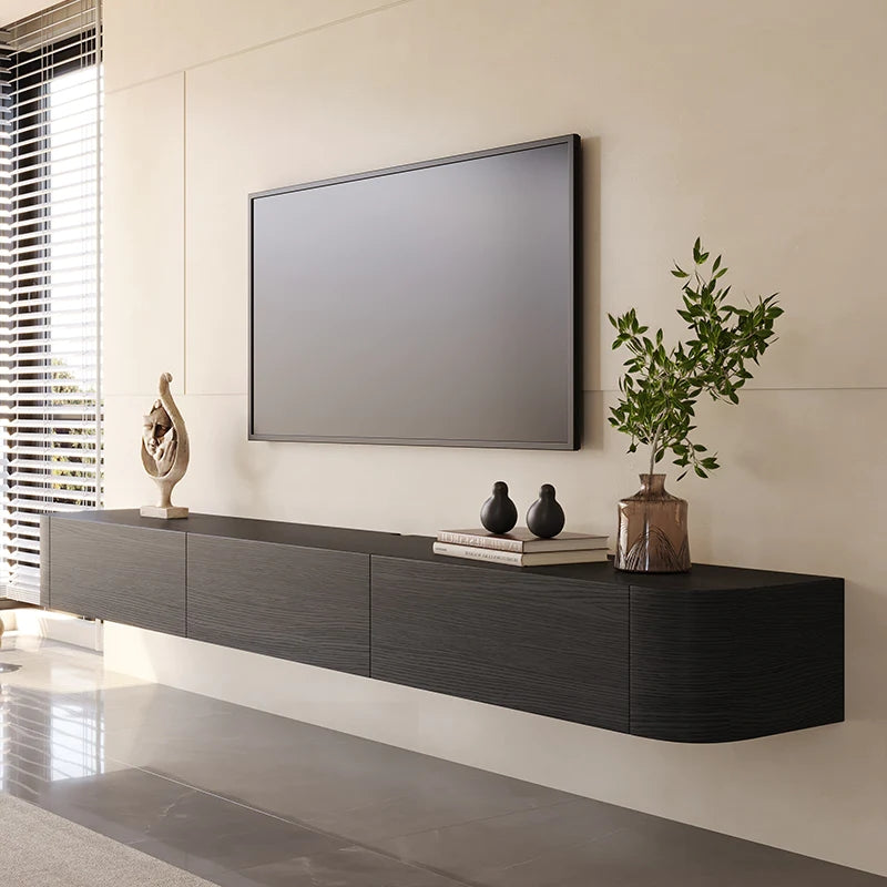 Modern Minimalist Floating TV Stand, Modern Wall-Mounted Entertainment Center