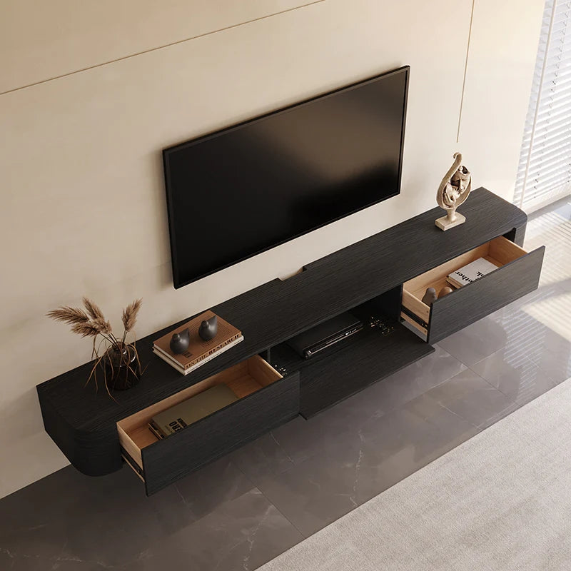 Modern Minimalist Floating TV Stand, Modern Wall-Mounted Entertainment Center