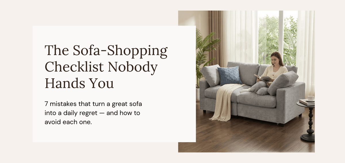 7 Sofa Buying Mistakes to Avoid (And What to Do Instead)