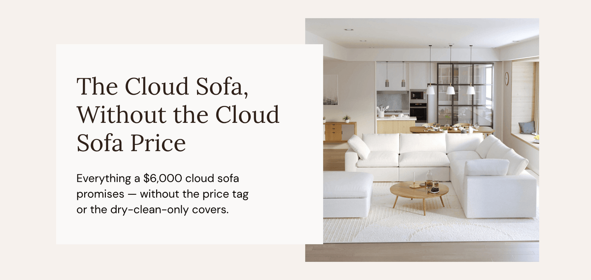 The Best Cloud Sofas — Sink-In Comfort with Washable Covers