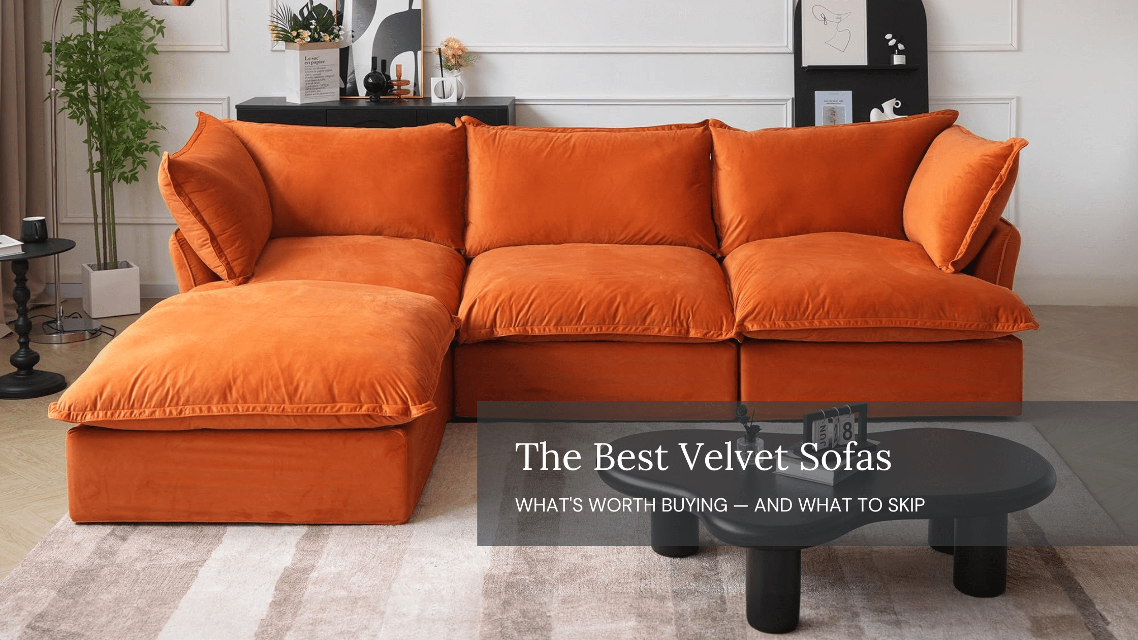 The Best Velvet Sofas — Modular, Washable & Worth Every Penny