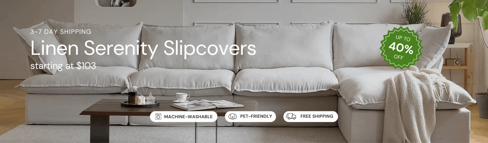 Linen Serenity Slipcovers