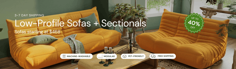 Low-Profile Sofas & Sectionals