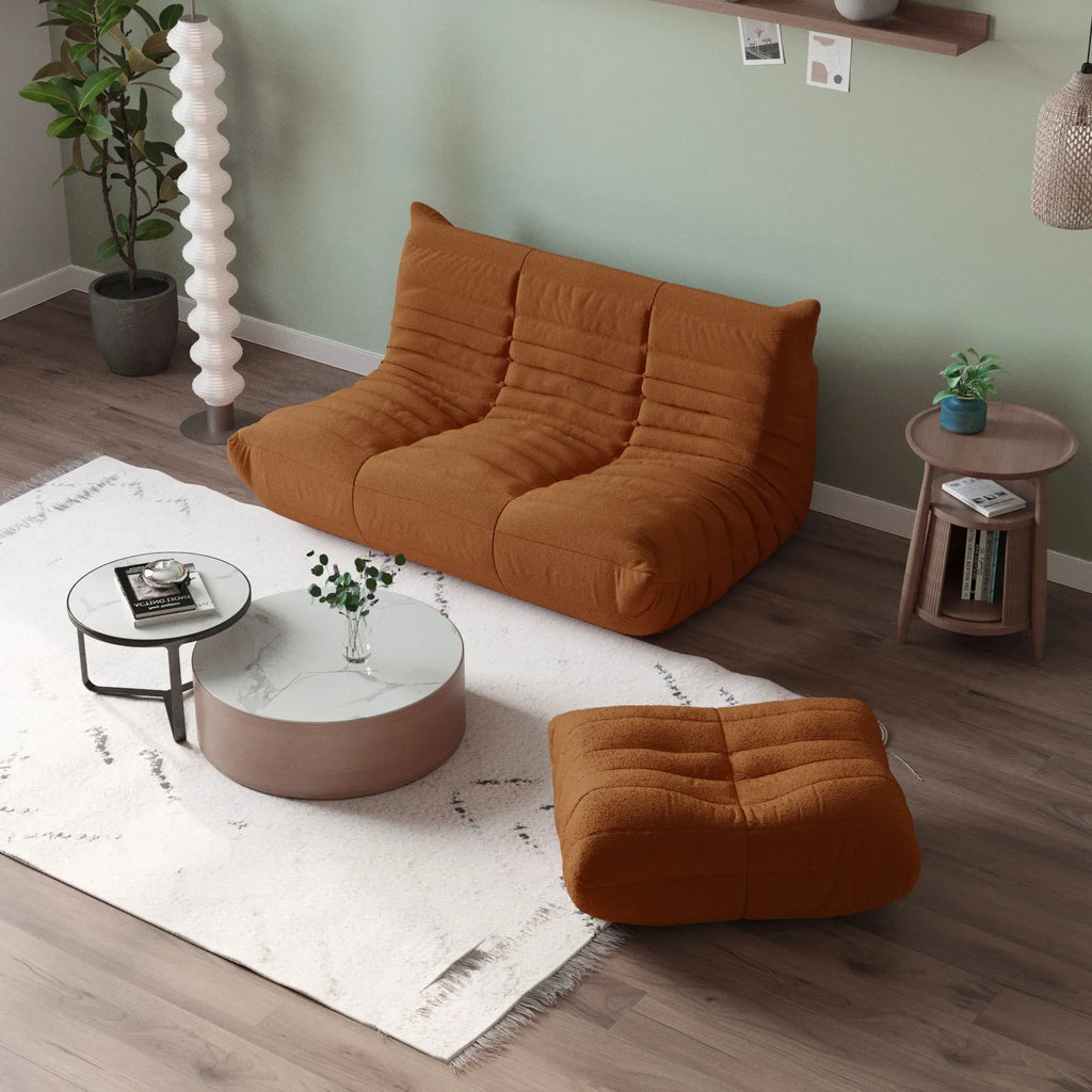 All-Foam Caterpillar 2-Seater in Brown