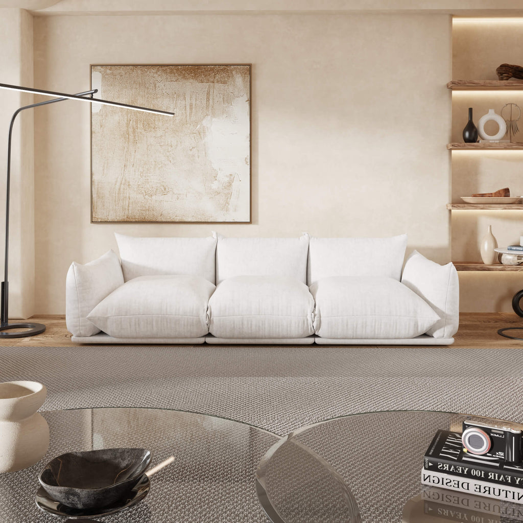 3-Seater Modular Sofa in Chenille