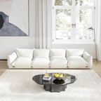 Modular Overstuffed 4-Seater in Beige
