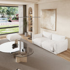 Modular Overstuffed Ottoman in Beige