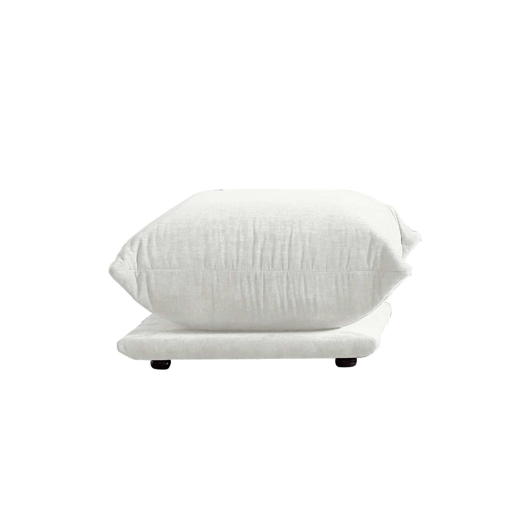 Modular Overstuffed Ottoman in Beige