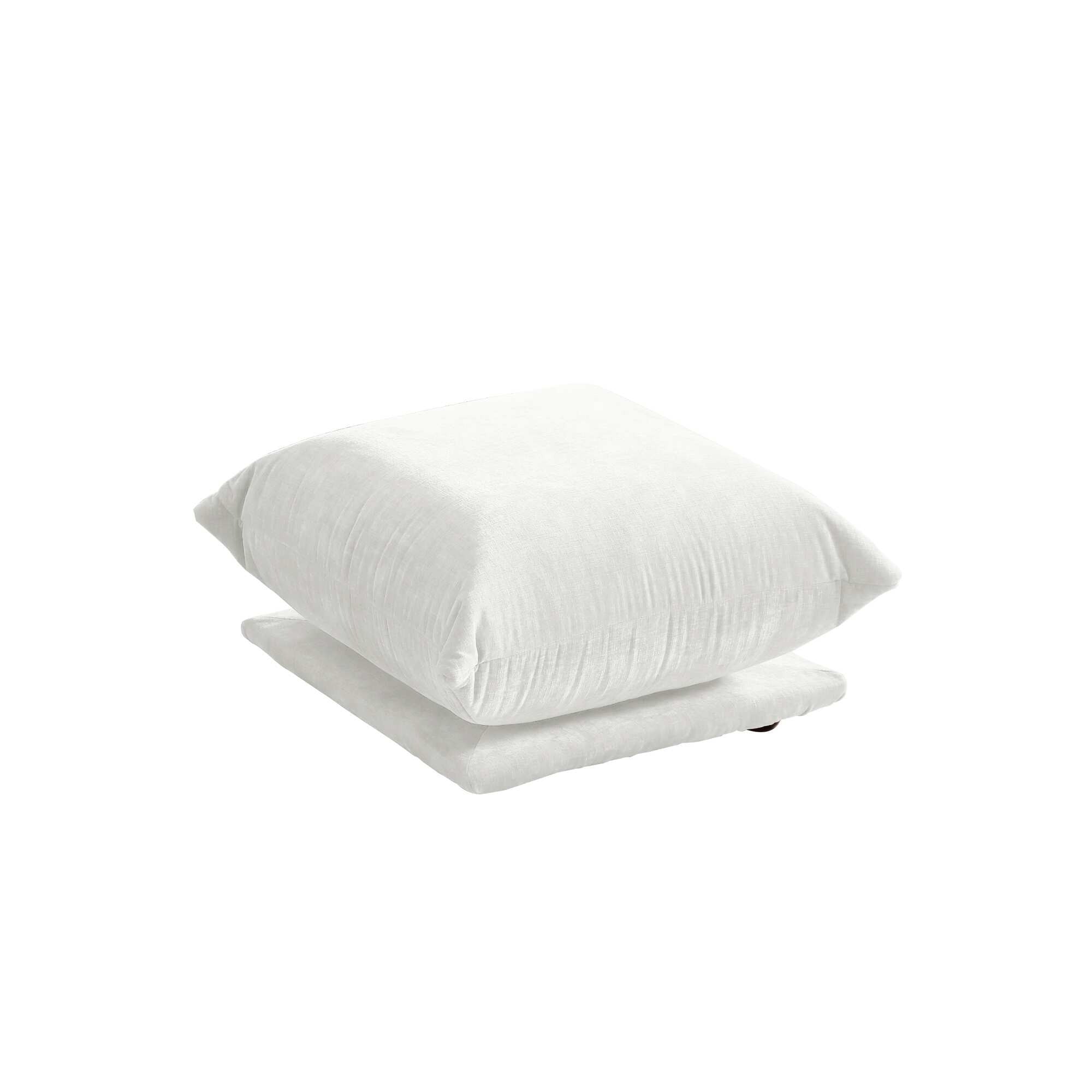 Modular Overstuffed Ottoman in Beige