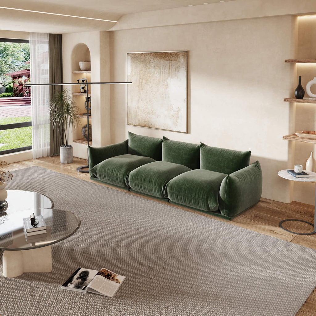 3-Seater Modular Sofa in Chenille