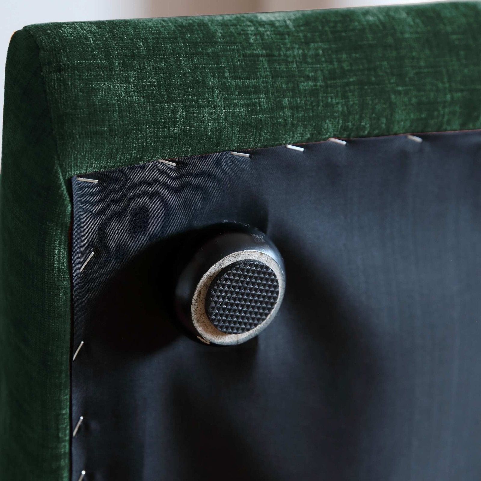 Modular Overstuffed Ottoman in Emerald Green