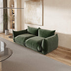 2-Seater Modular Loveseat in Chenille