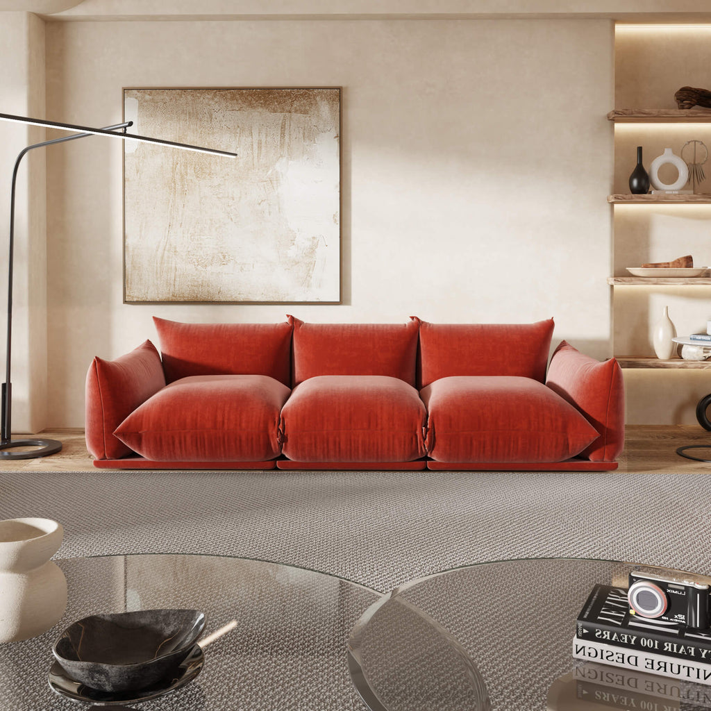 3-Seater Modular Sofa in Chenille