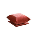 Modular Overstuffed Ottoman in Blood Orange