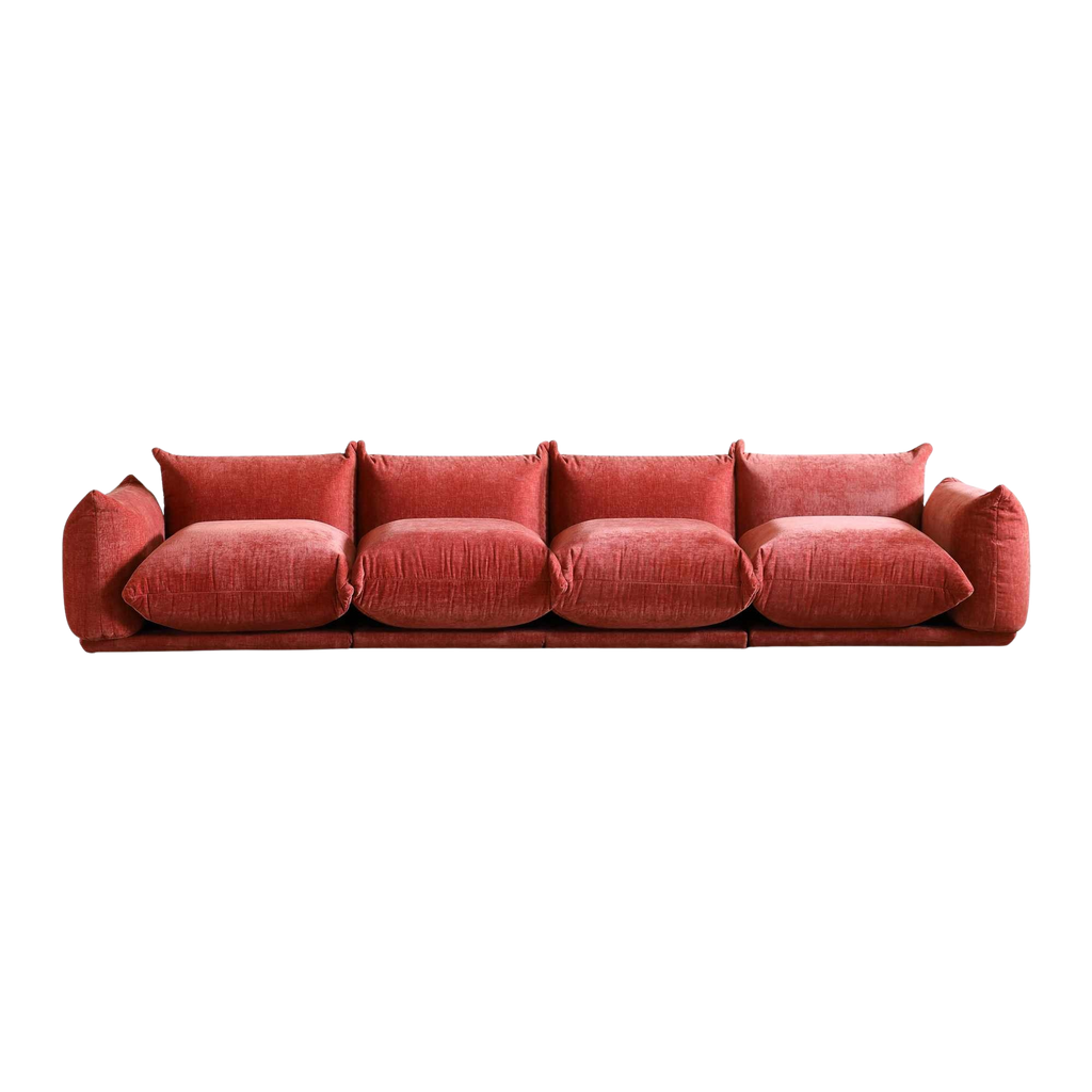 4-Seater Modular Sofa in Chenille