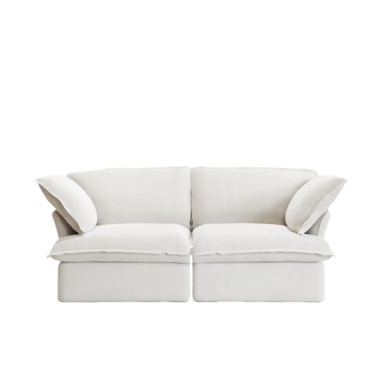 2-Seat Modular Loveseat | Linen Serenity