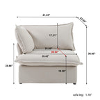 Lumina Washable Armrest Module — Left