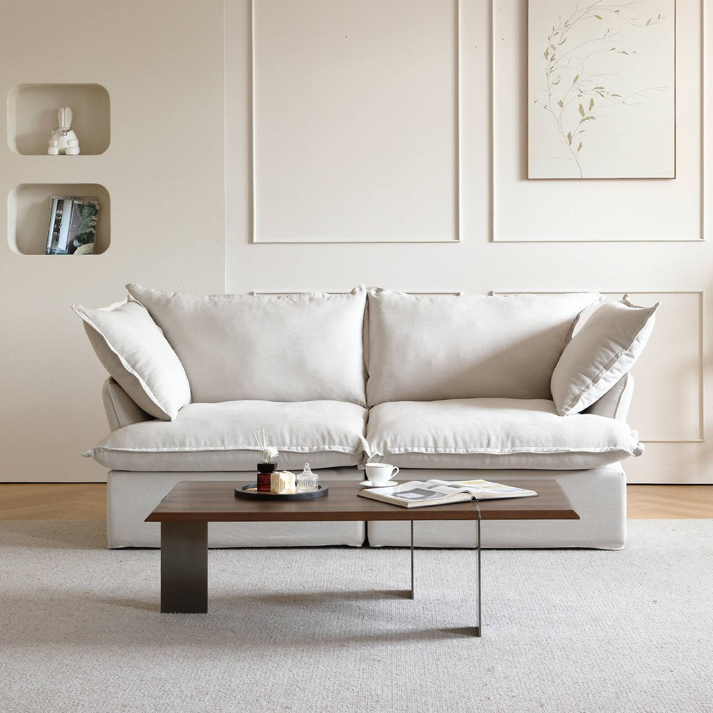 Modular Washable 2-Seater in Beige