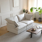 Modular Washable 2-Seater in Beige