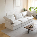 Modular Washable 3-Seater in Beige