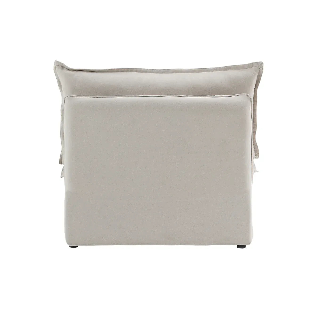 Modular Washable Armless Chair in Beige