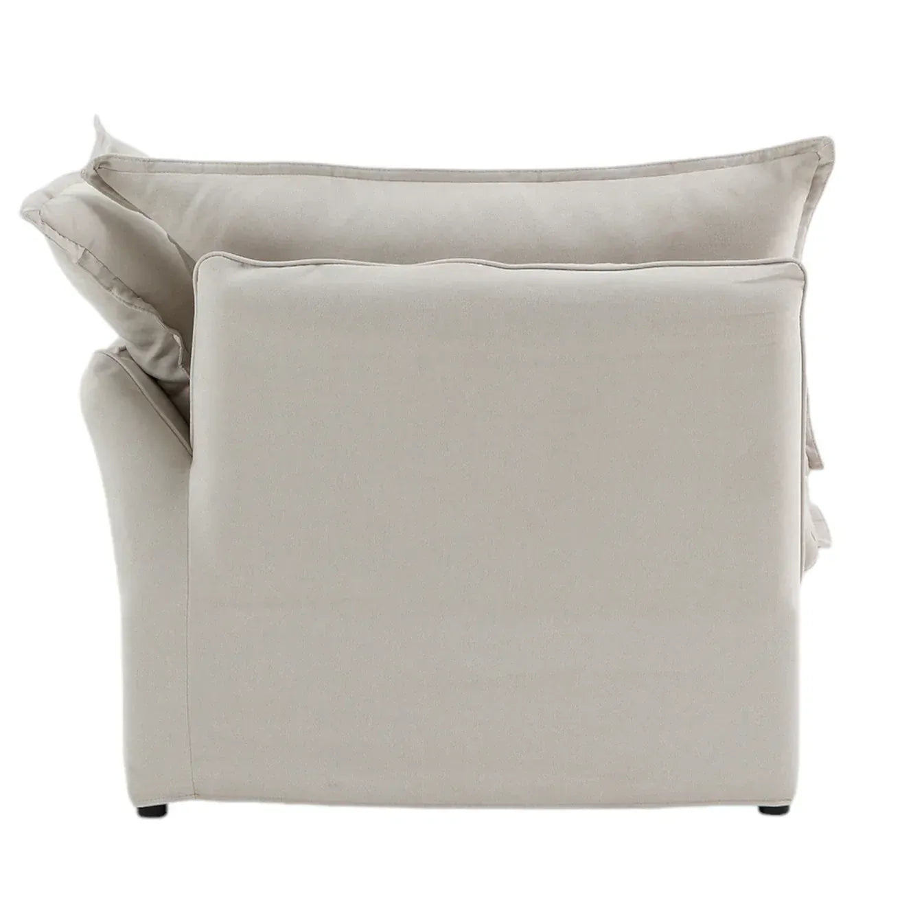 Modular Washable End Chair - Left in Beige