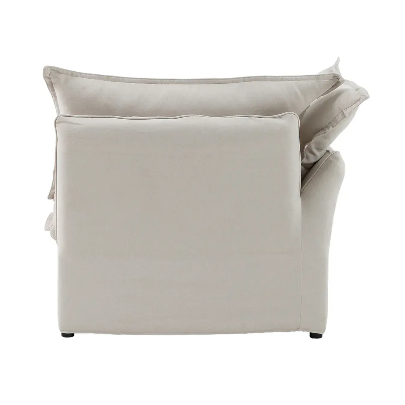 Modular Washable End Chair - Right in Beige