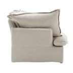 Modular Washable End Chair - Right in Beige