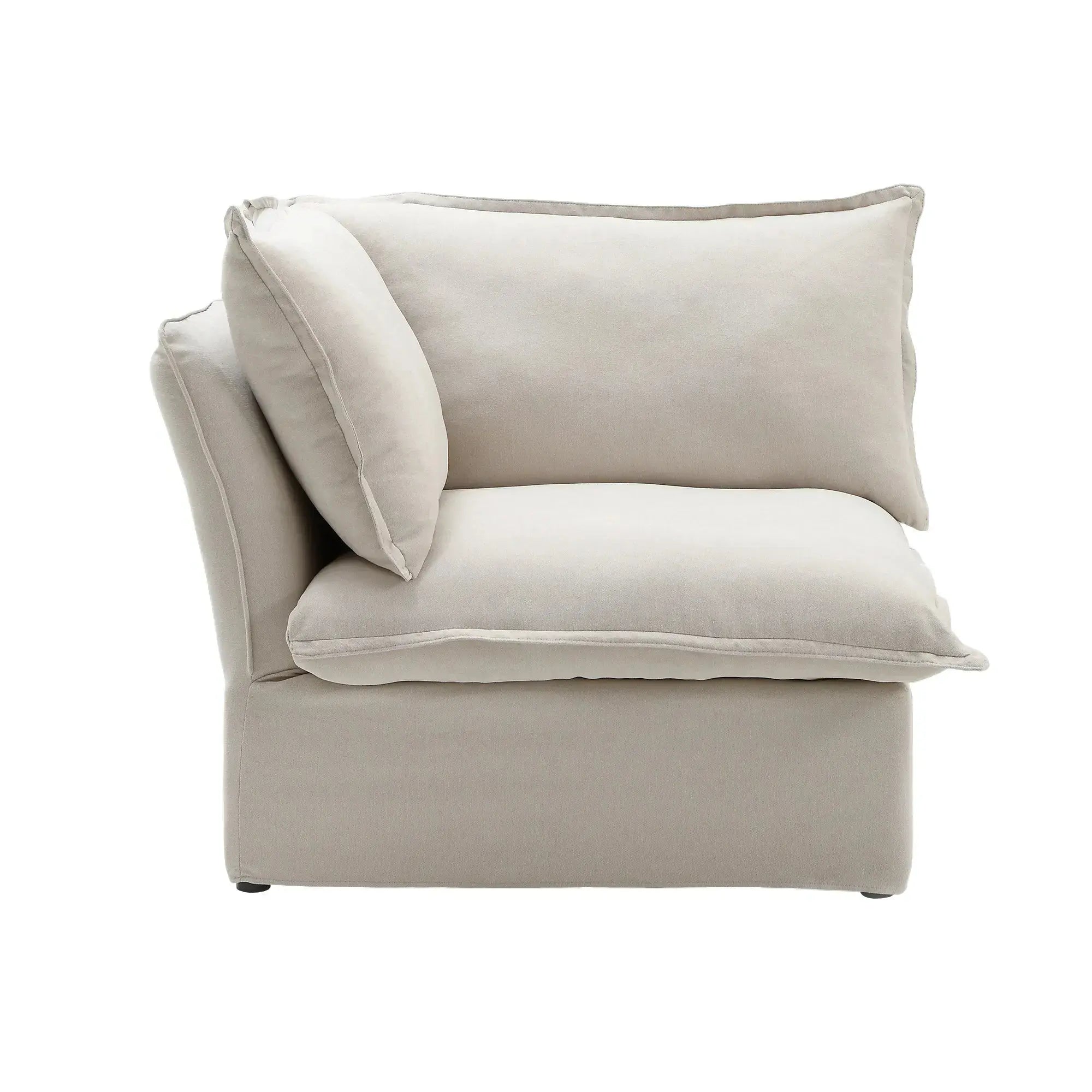 Modular Washable Corner Chair in Beige