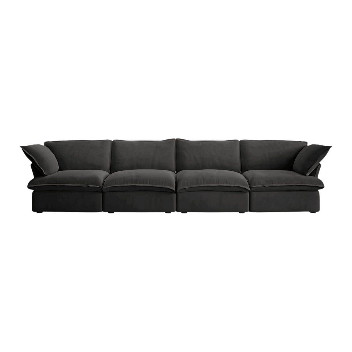 Washable Flared Arm 4-Seater Sofa 162.98"