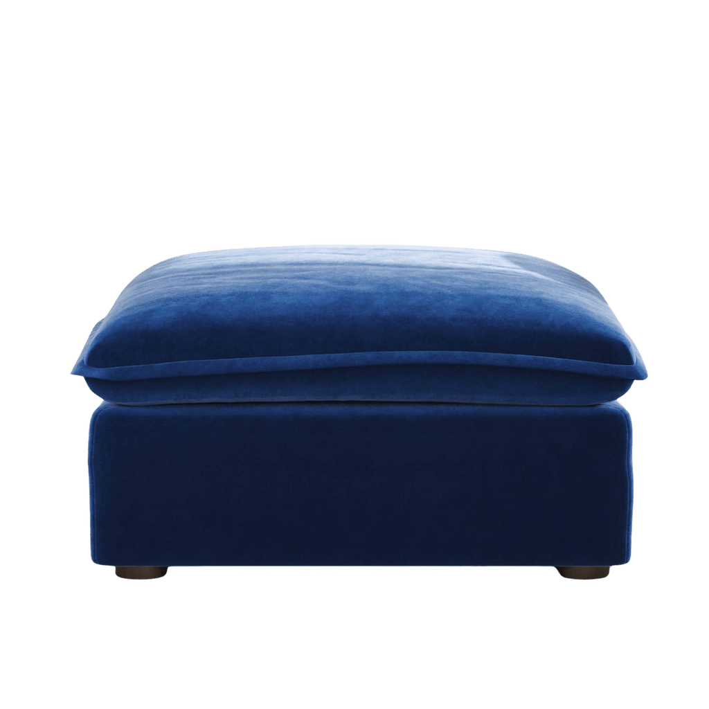 Slipcover Only - Modular Washable Ottoman in Navy