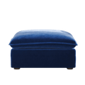 Slipcover Only - Modular Washable Ottoman in Navy
