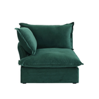 Modular Washable End Chair - Right in Green