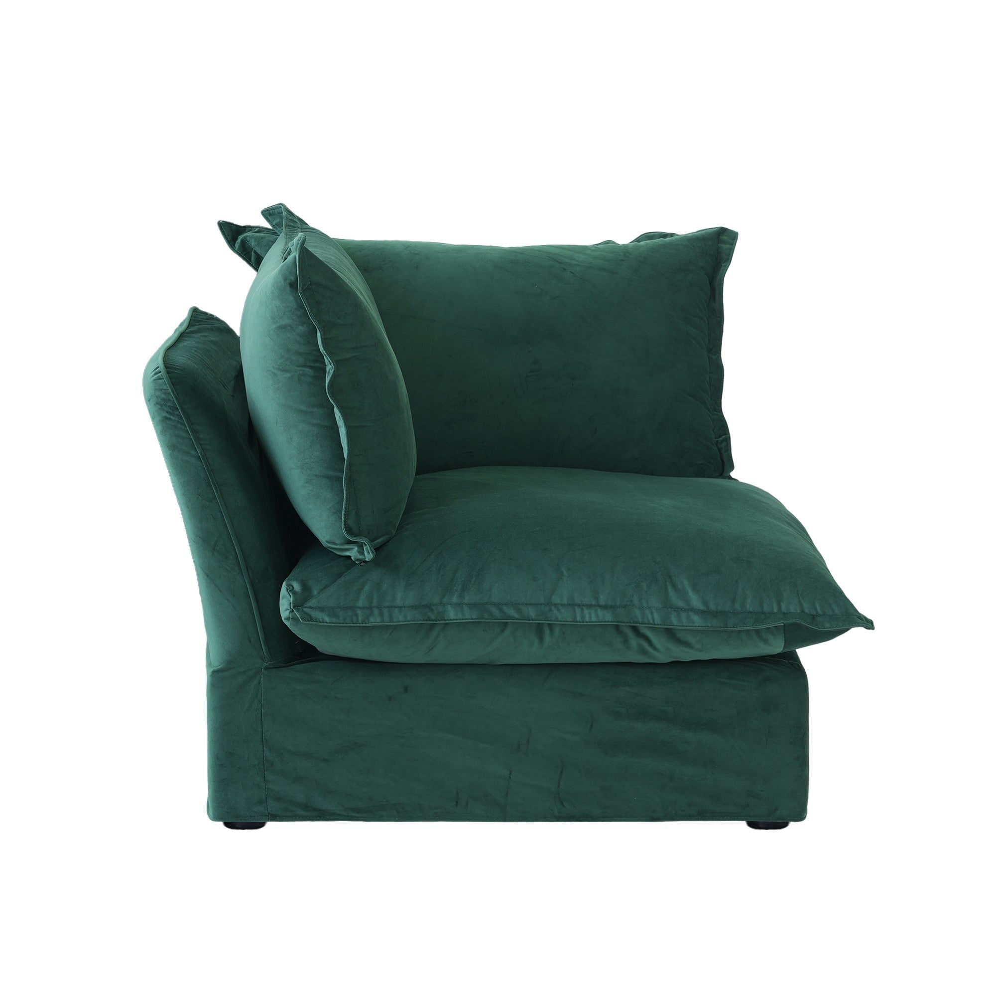 Modular Washable Corner Chair in Green