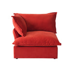 Modular Washable End Chair - Right in Red