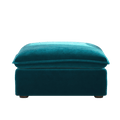Slipcover Only - Modular Washable Ottoman in Teal