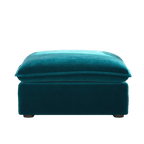 Slipcover Only - Modular Washable Ottoman in Teal