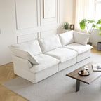 Modular Washable 3-Seater in White