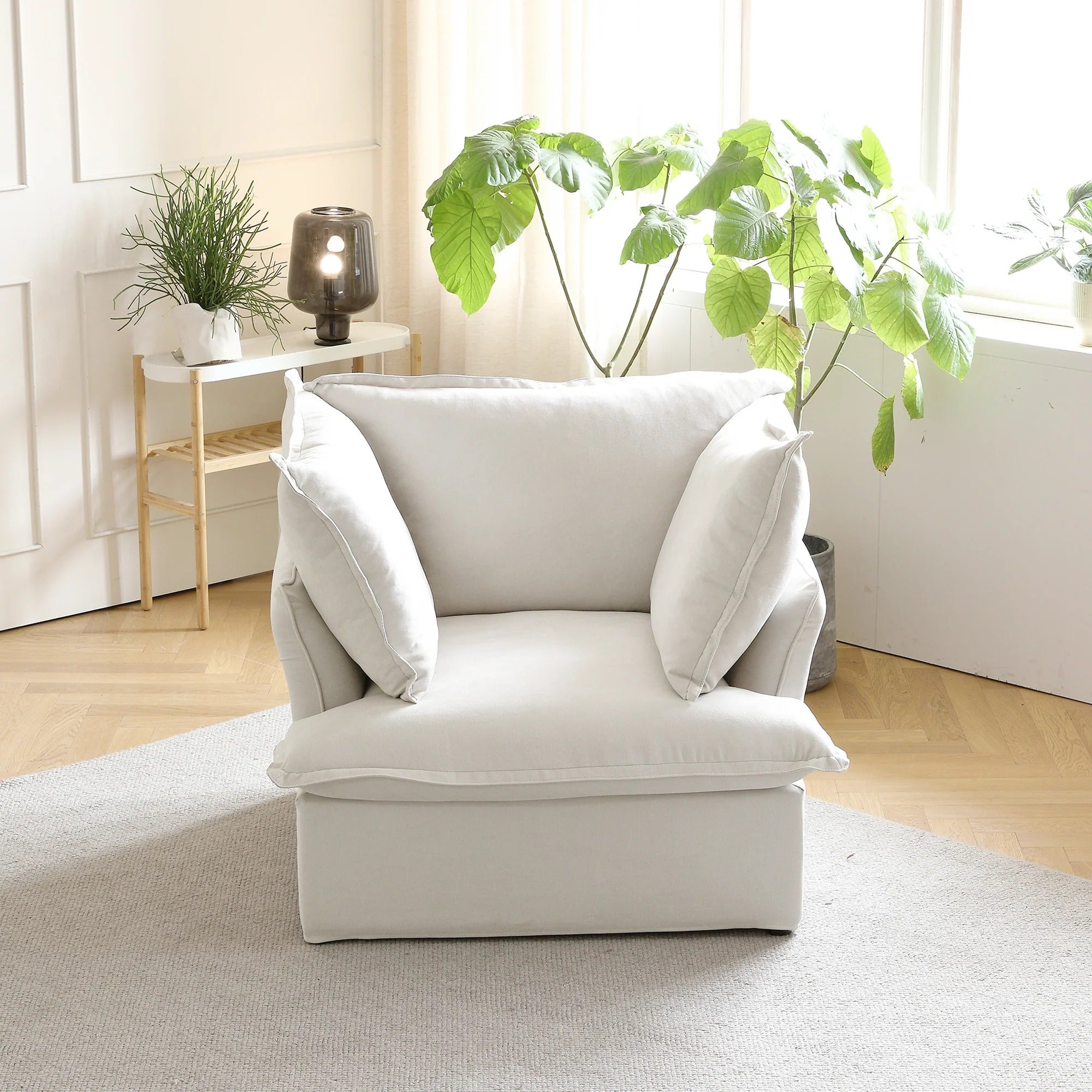 Modular Washable Armchair in White