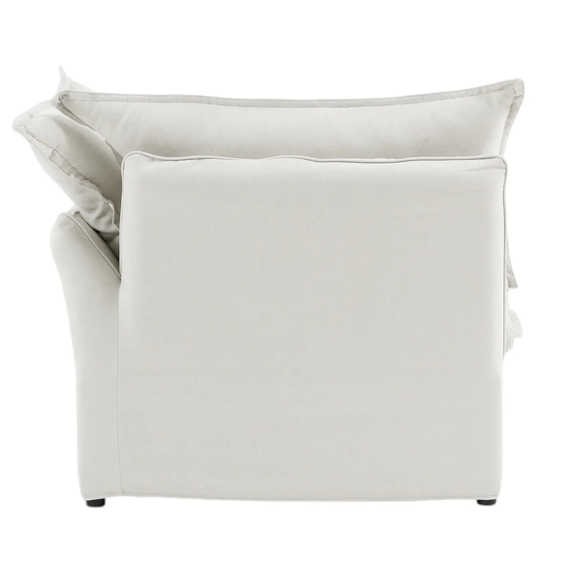 Slipcover Only - Modular Washable End Chair - Left in Teal