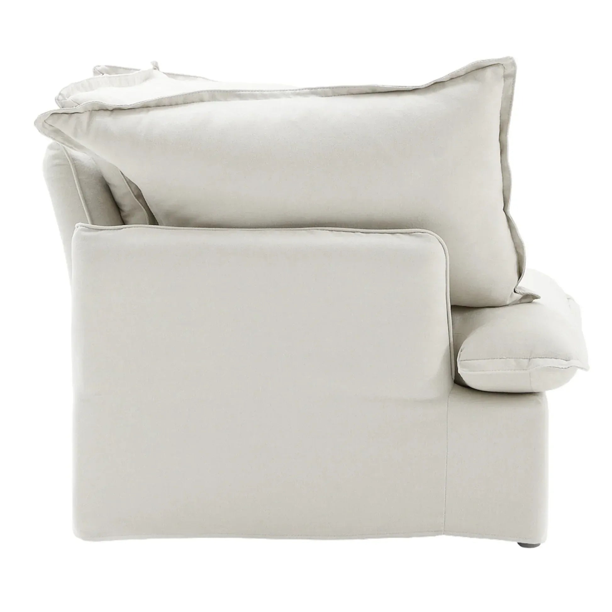 Slipcover Only - Modular Washable End Chair - Right in Teal