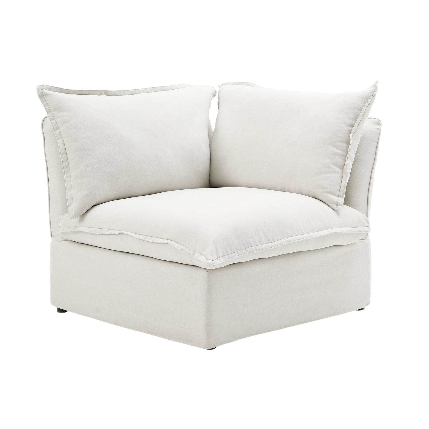 white corner seat for linen sectional sofa