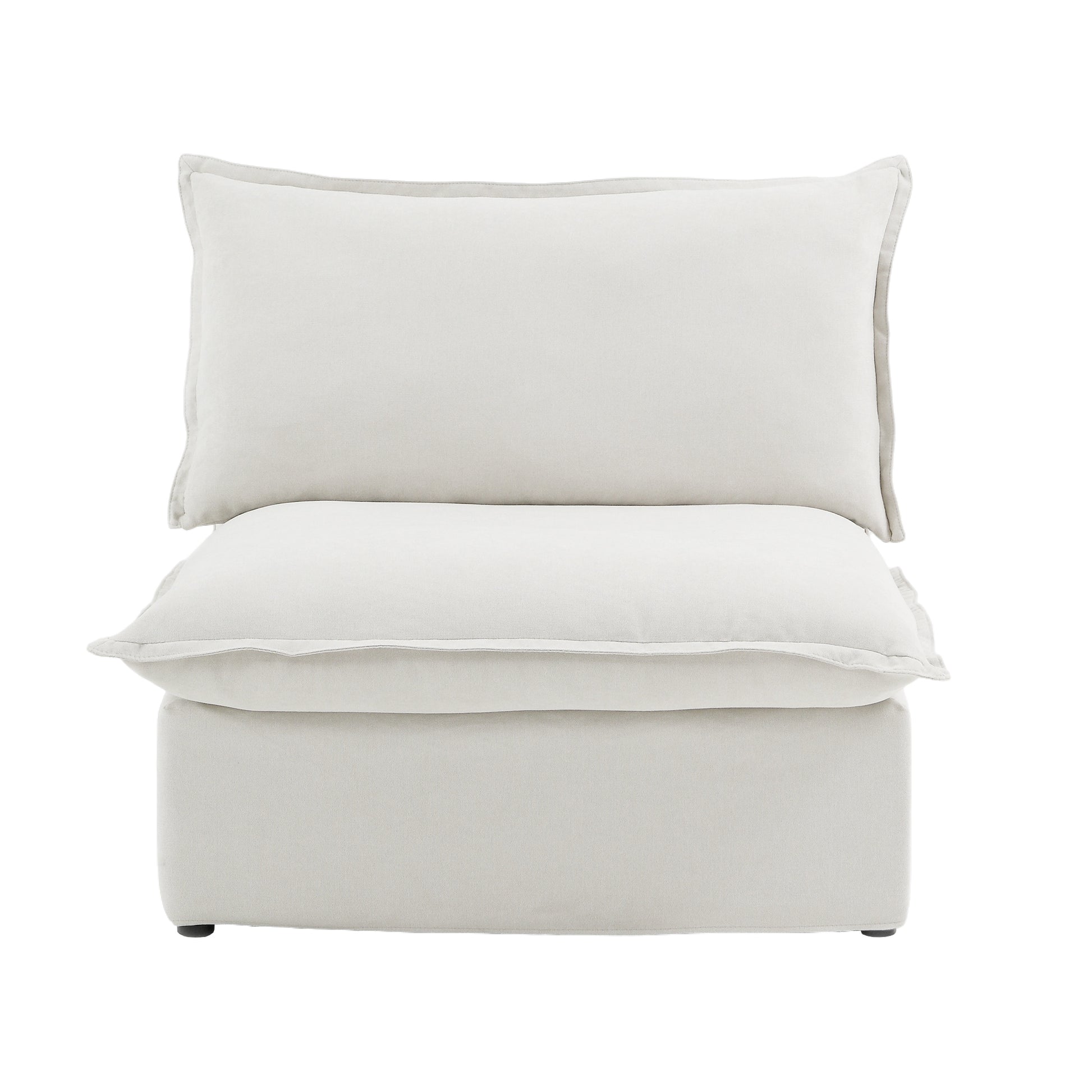 white middle seat for linen sectional sofa